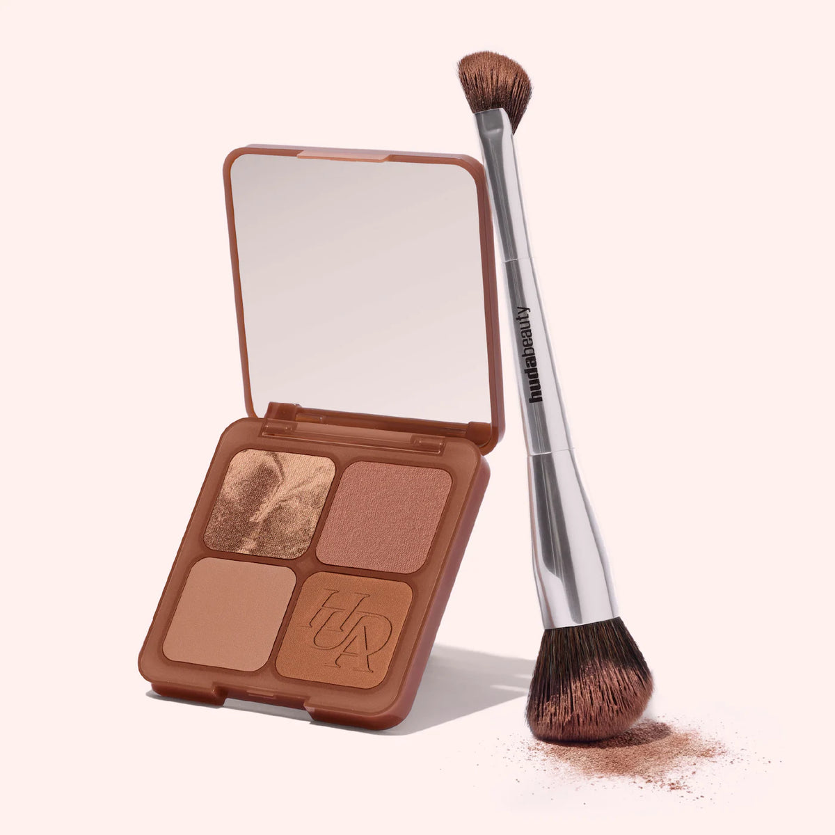 Dual-Ended Bronze & Contour Brush