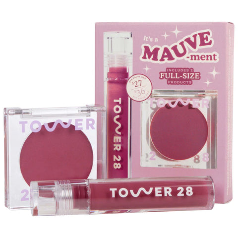 It's a Mauve-ment Lip Gloss + Cream Blush Duo Set