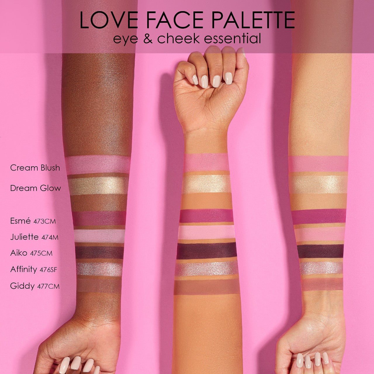 Love Face Eyeshadow & Cheek Essential Palette